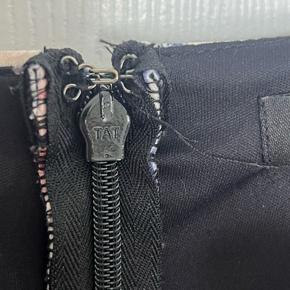 Lane Bryant Asymmetrical Hem‎ Floral Lined Sleeveless Mini Dress Size 14 - Picture 8 of 12